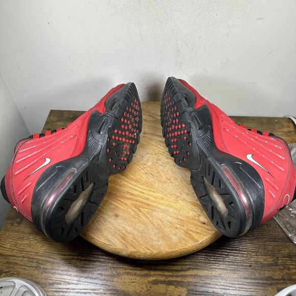 Nike Air Total Max Uptempo Shoes Mens Size 12 Red Black 442171-600 Basketball OG main image 6